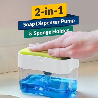 Double Layer Sponge Rack Soap Dispenser