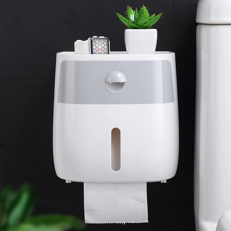 Wall Mounted Waterproof Toilet Paper Holder