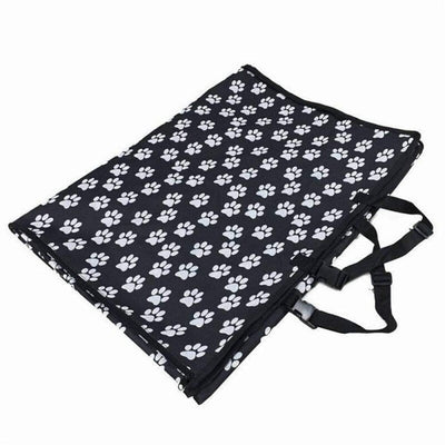 Pet carriers Oxford Fabric Paw pattern Car Seat Cover